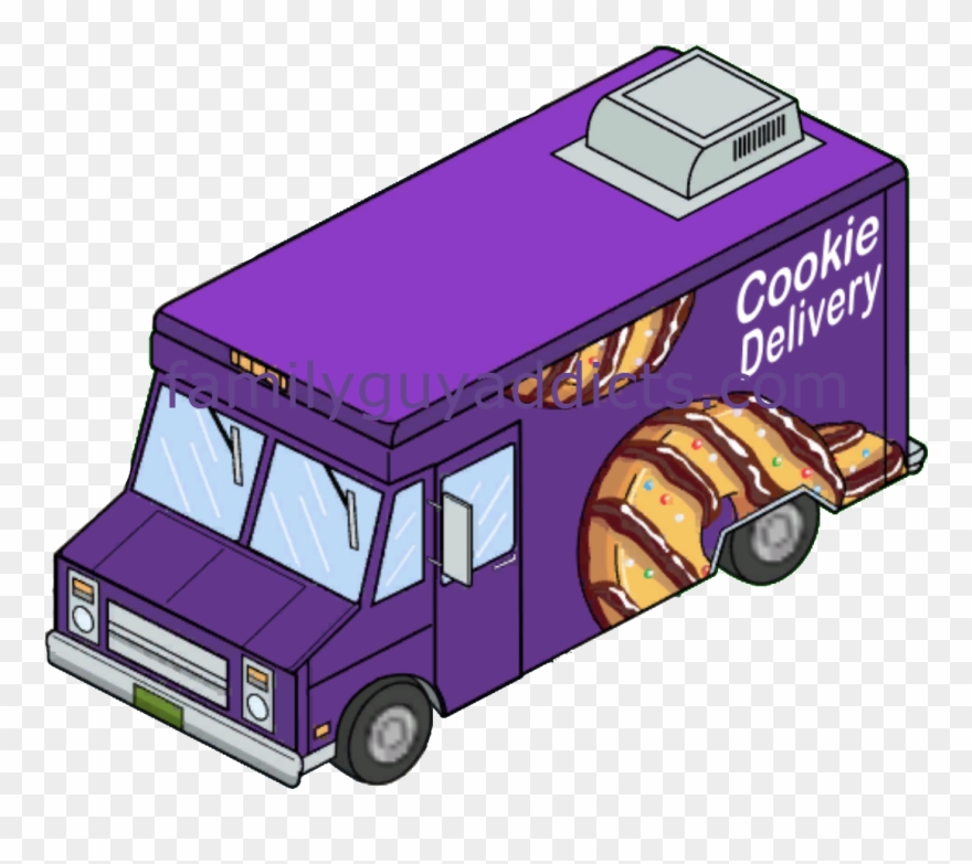 Gurl Scout Cookie Truck - Truck Clipart