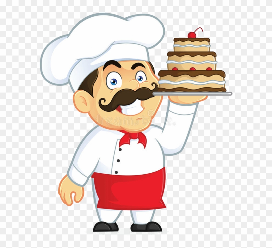 Download 700px Chef Chocolate Cake Clipart Picture Cartoon Character