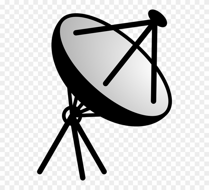 Vector Alien Antenna Svg Freeuse Download - Dish Antenna Clip Art - Png Download