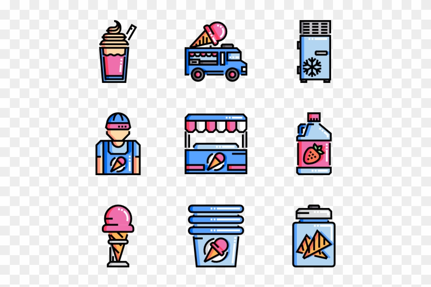 Ice Cream Shop - Ice Cream Clipart