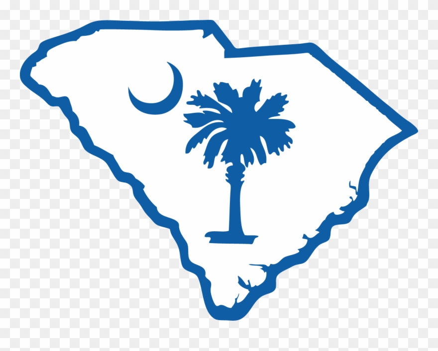 The Home Of Sweet Tea And The Sec - State South Carolina Clipart