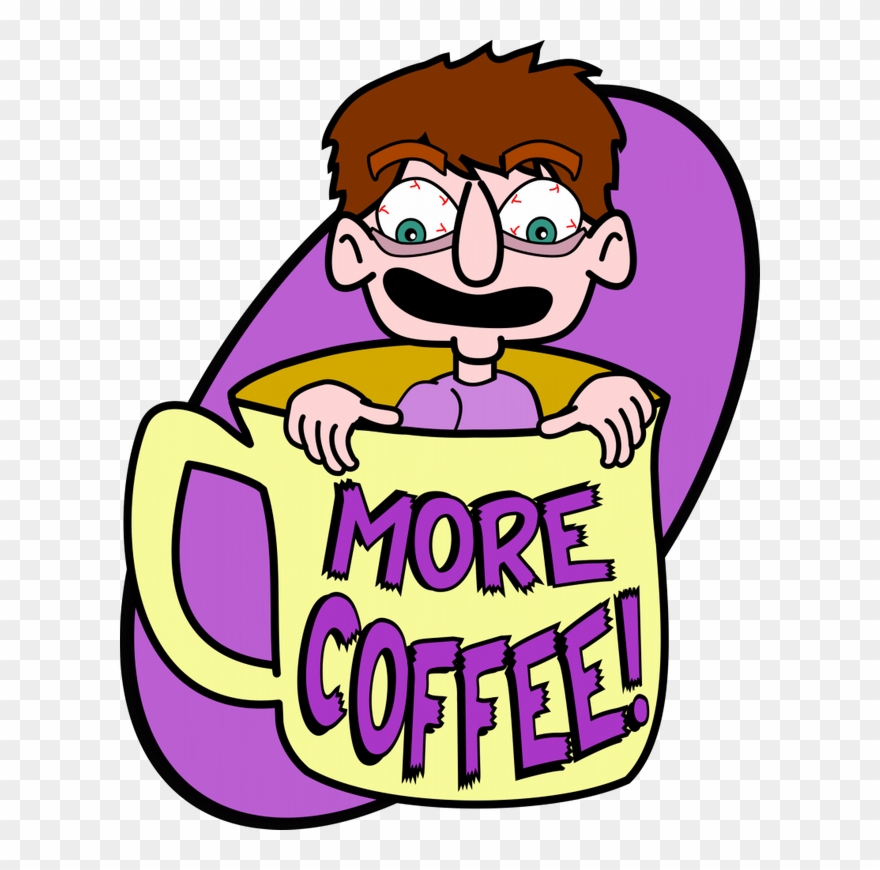 Human Behavior Coffee Cartoon Medium - Clip Art - Png Download