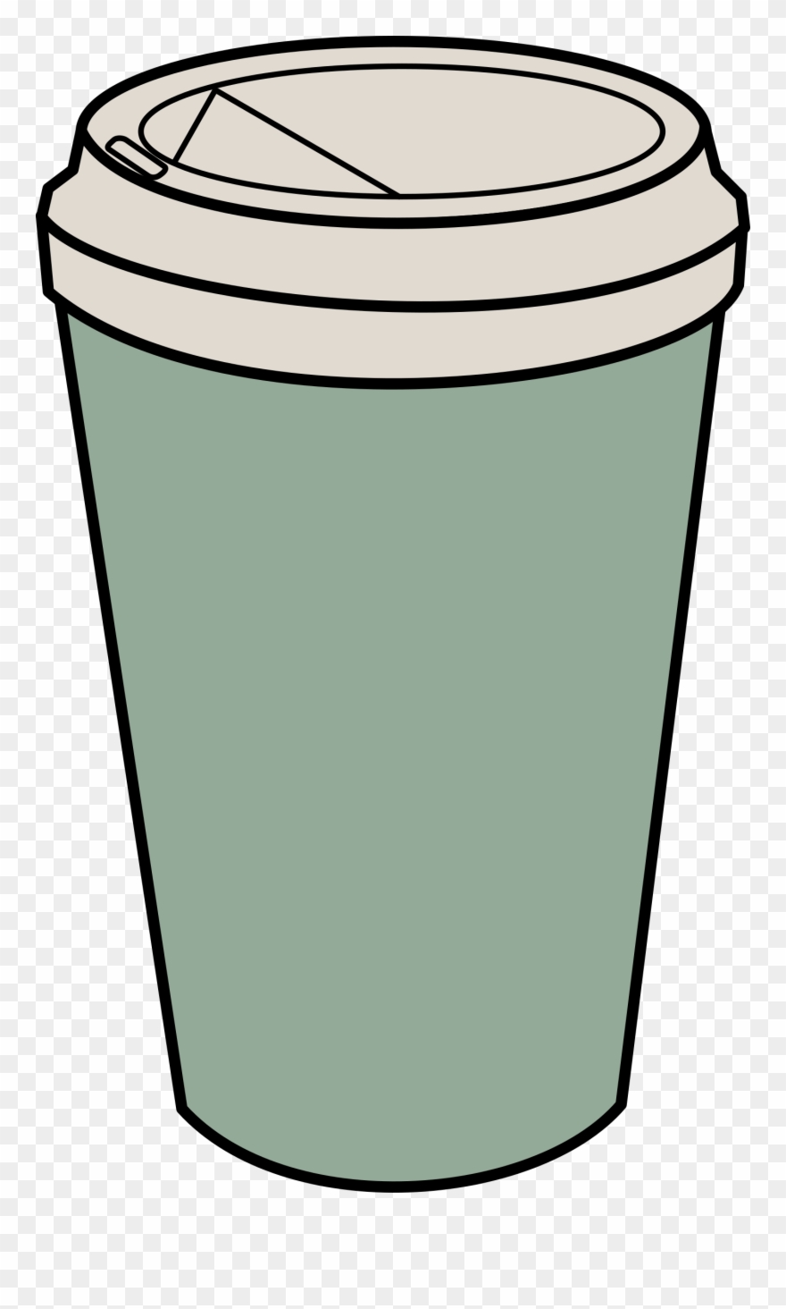Clipart Cup Tumbler - Paper Coffee Cup Clipart - Png Download