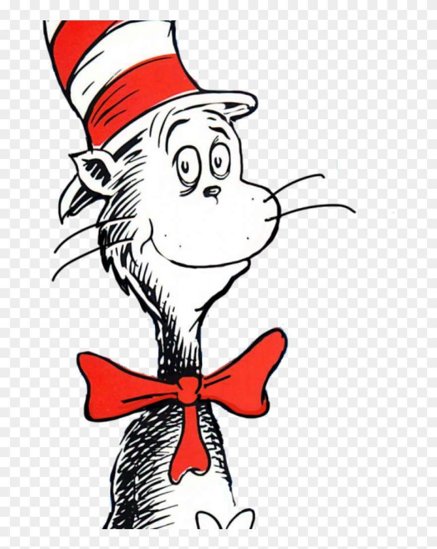 Dr Seuss Clip Art Free Dr Seuss Clip Art Free Clipart - Cat In The Hat - Png Download
