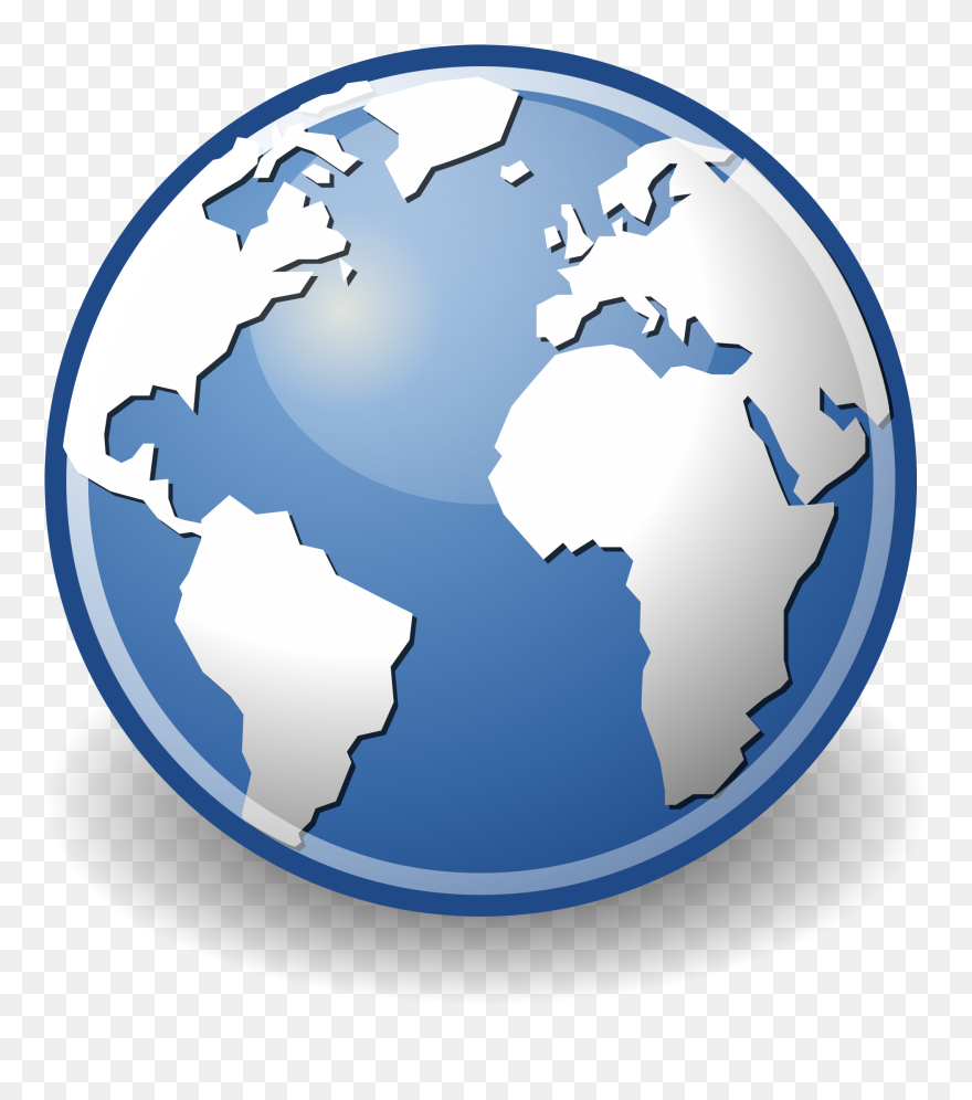 Download Free High-quality - World Wide Web Globe Icon Png Clipart