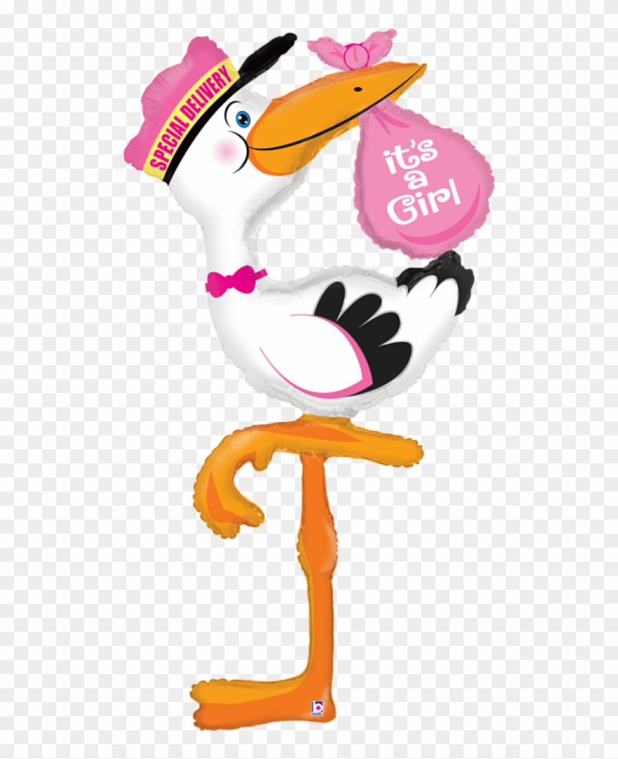 Storch - Its A Girl Stork Clipart