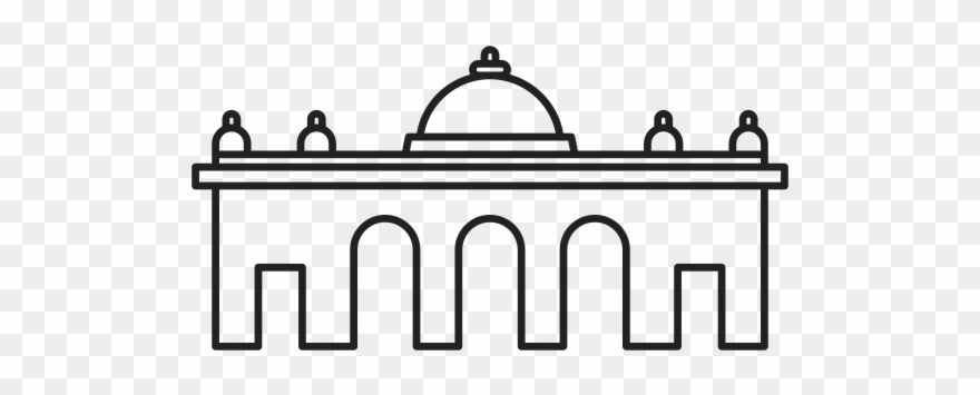 Clipart - Puerta De Alcala Vector - Png Download