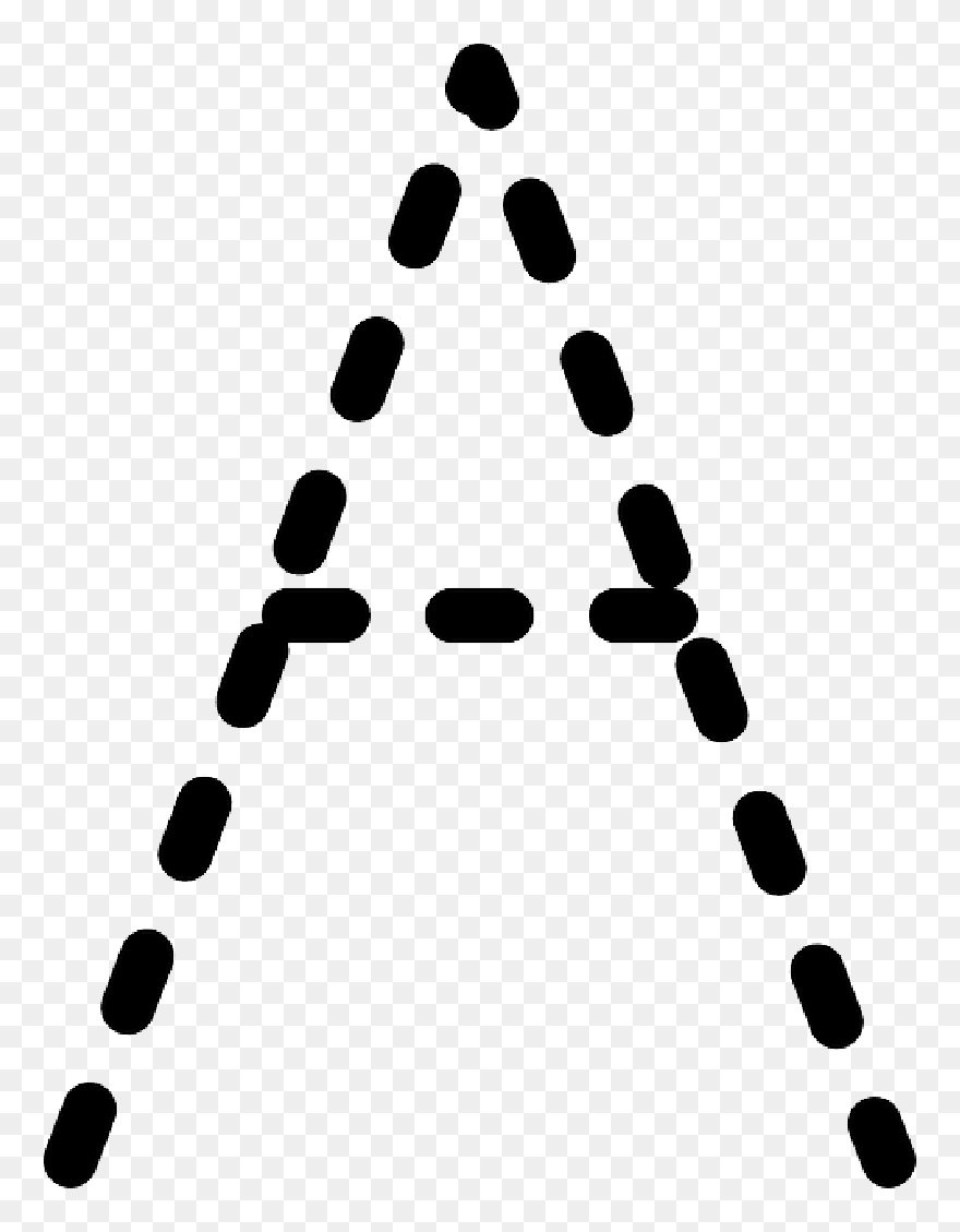 Download Clip Art Black And White Stock Super Saiyan - Alphabet Tracing Letter - Png Download