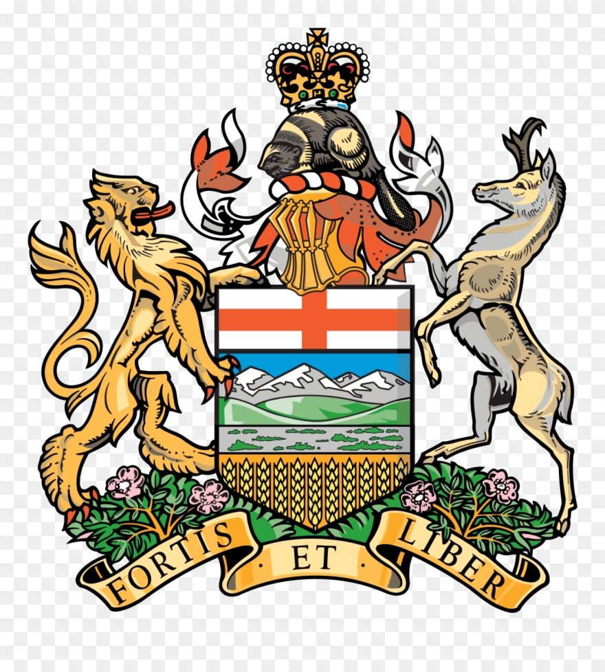 Alberta Coat Of Arms Meaning Clipart