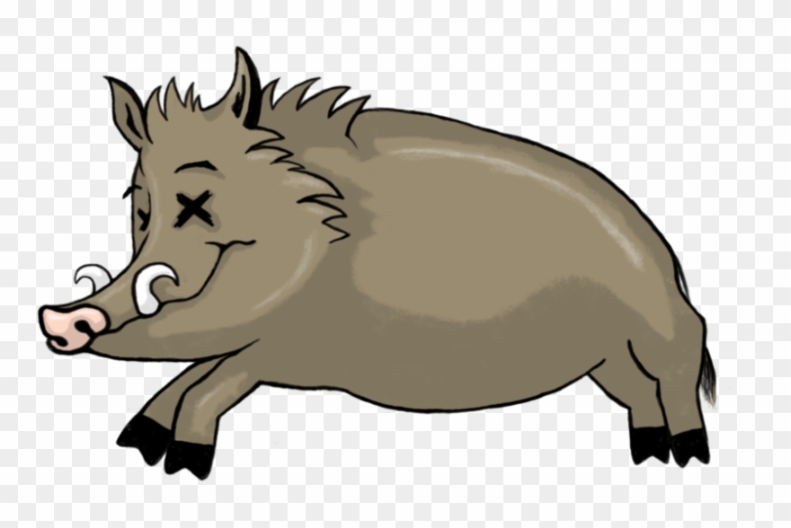 Boar Clip Art - Common Warthog - Png Download
