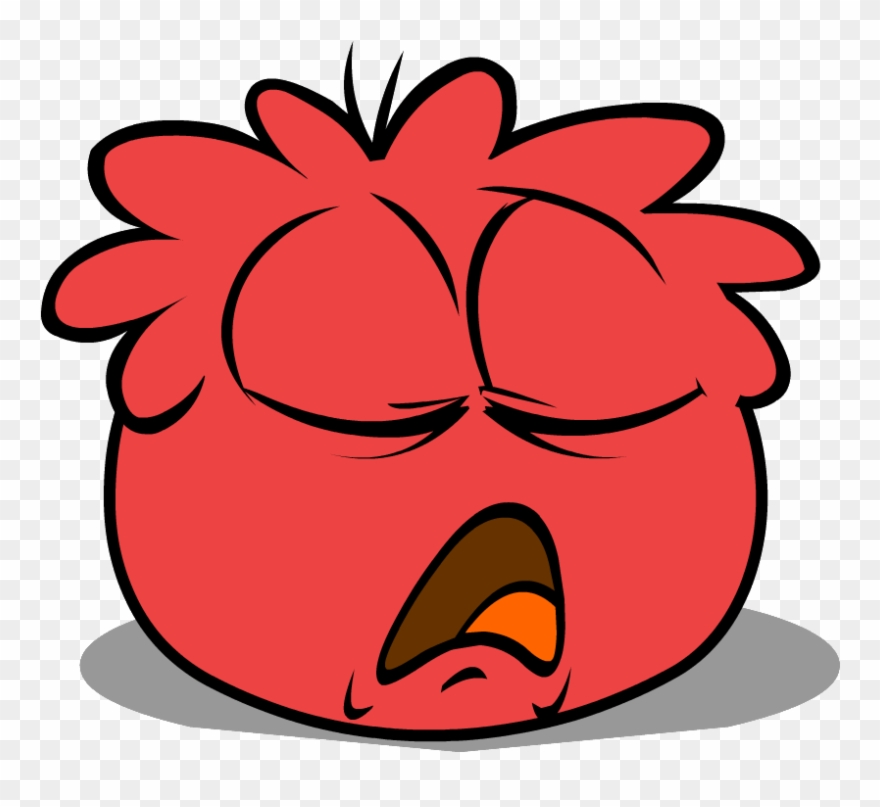 Elephant Clipart Red - Club Penguin Puffle Gum - Png Download