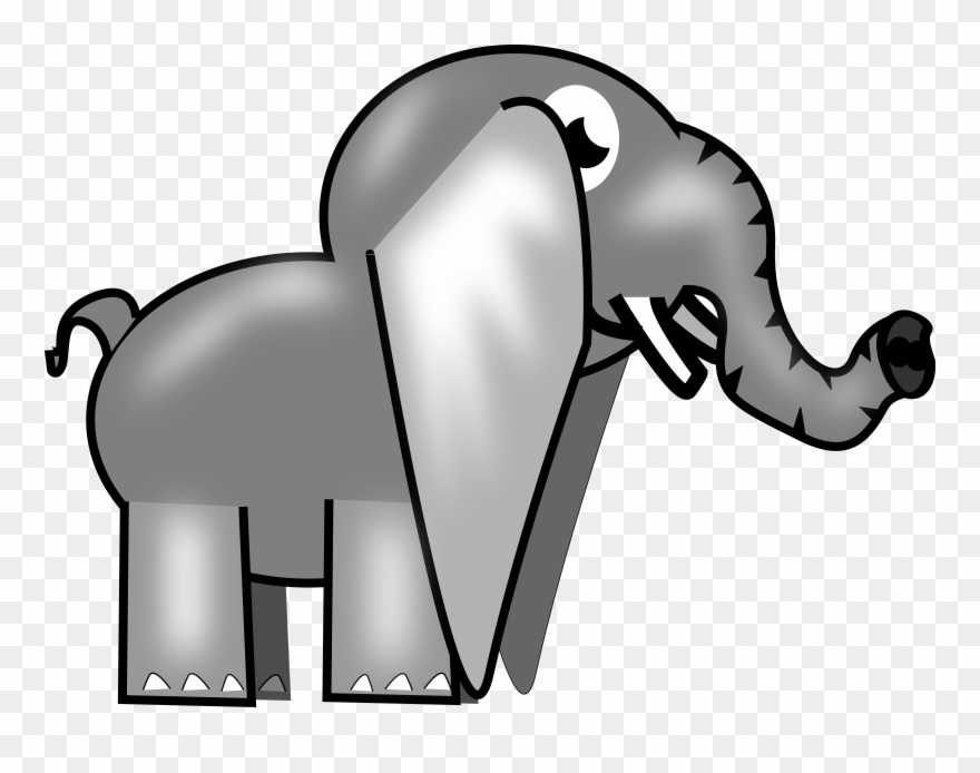 Free Stock Photos - Custom Baby Elephant Shower Curtain Clipart