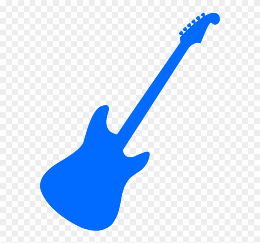 Guitar Clipart Easy - Blues Guitar Clipart - Png Download