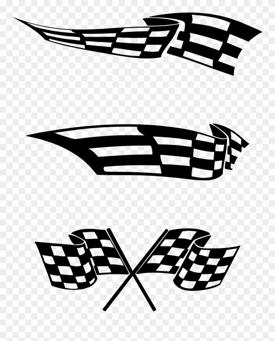 Checkered Flag Vector Clipart