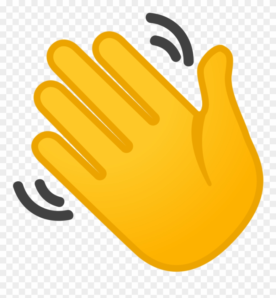 Jpg Royalty Free Stock Icon Noto Emoji People Bodyparts - Wave Hand Emoji Png Clipart