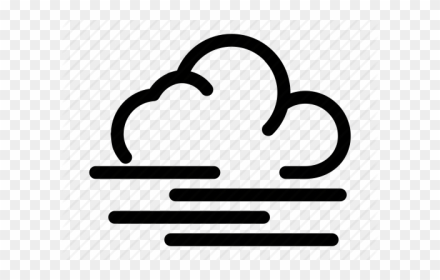 Fog Clipart Foggy Weather - Freezing Rain Icon - Png Download