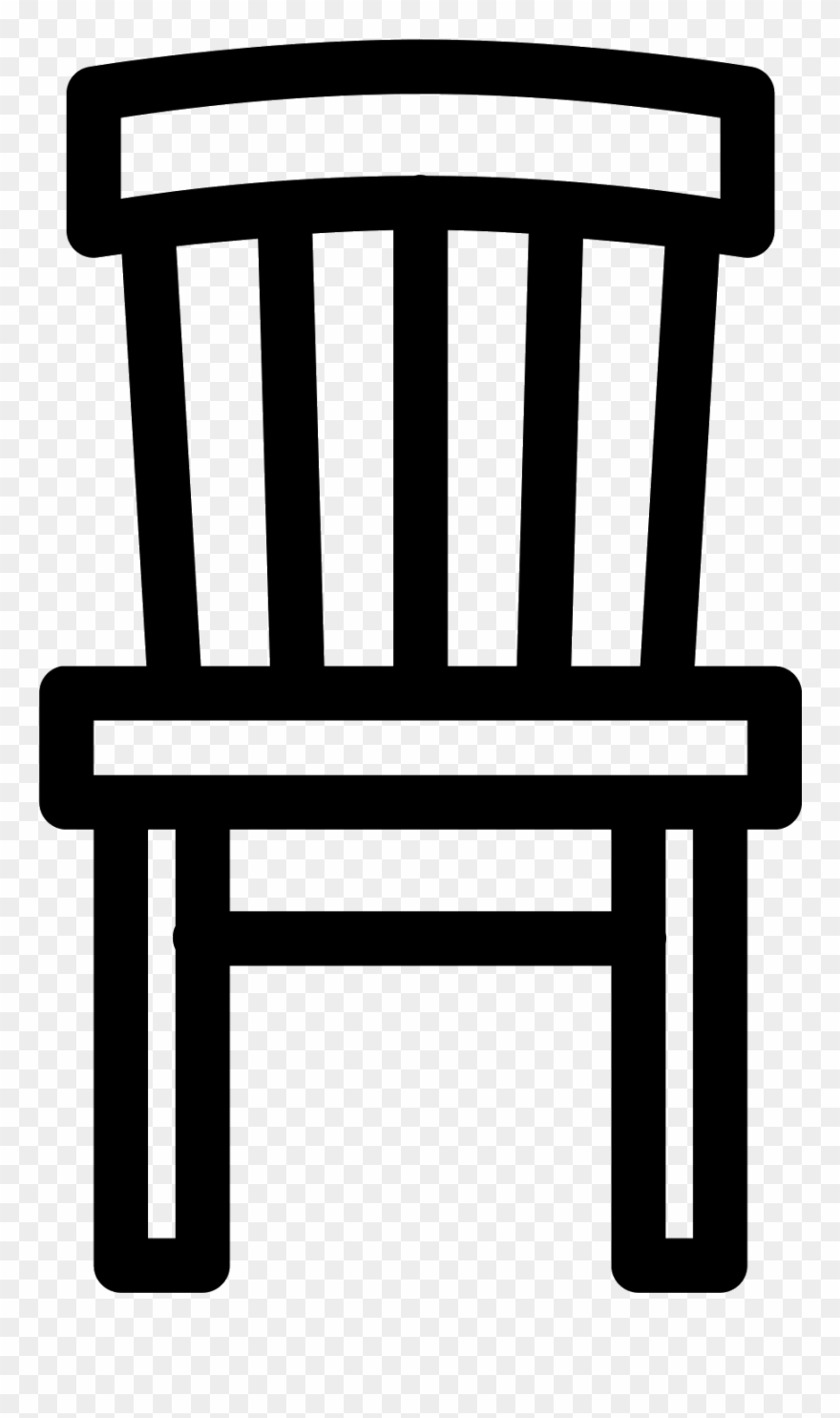 Jpg Free Download Chair Icon - Chair Icon Png Clipart
