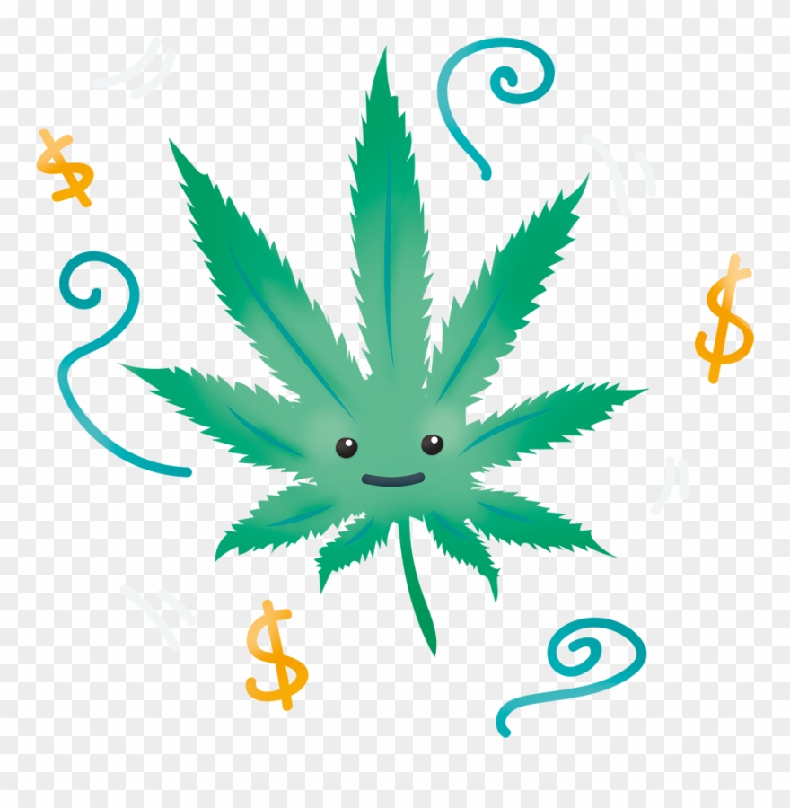 Daun Ganja Vector Png Clipart