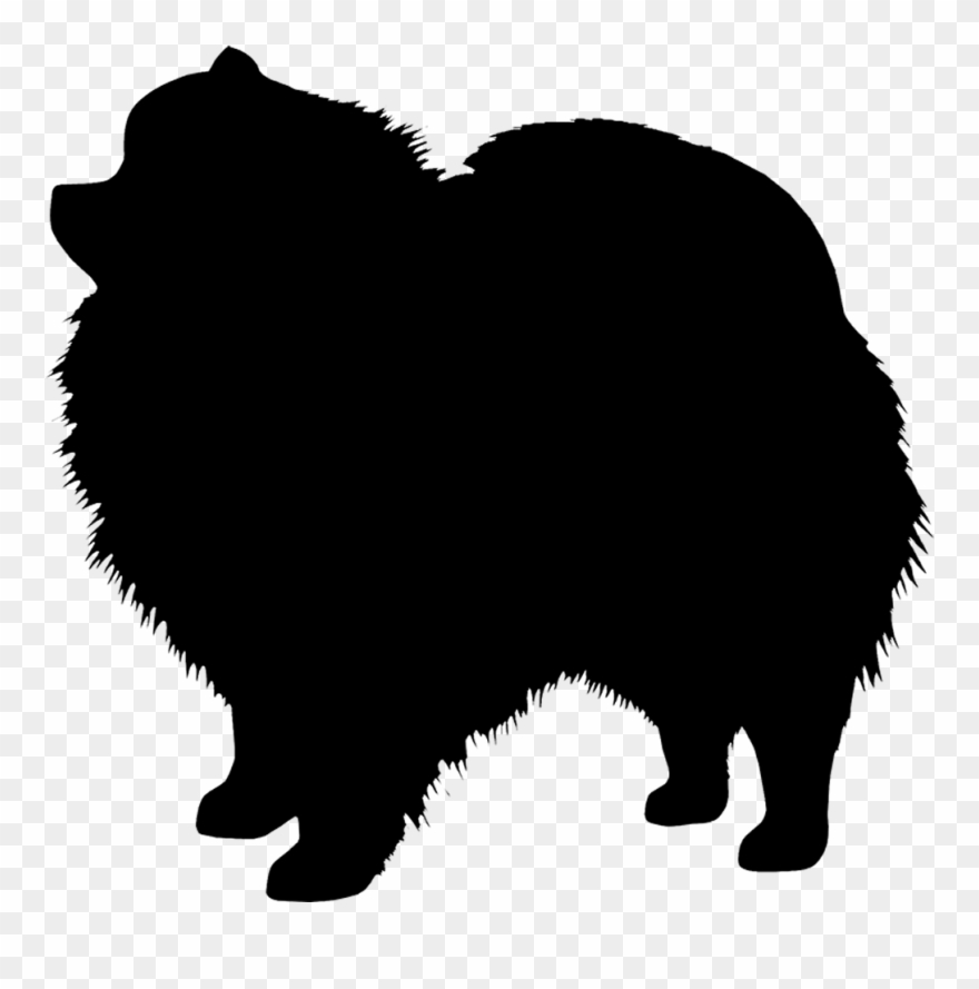 Pom Pom Silhouette - Silhouette Of A Silkie Chicken Clipart