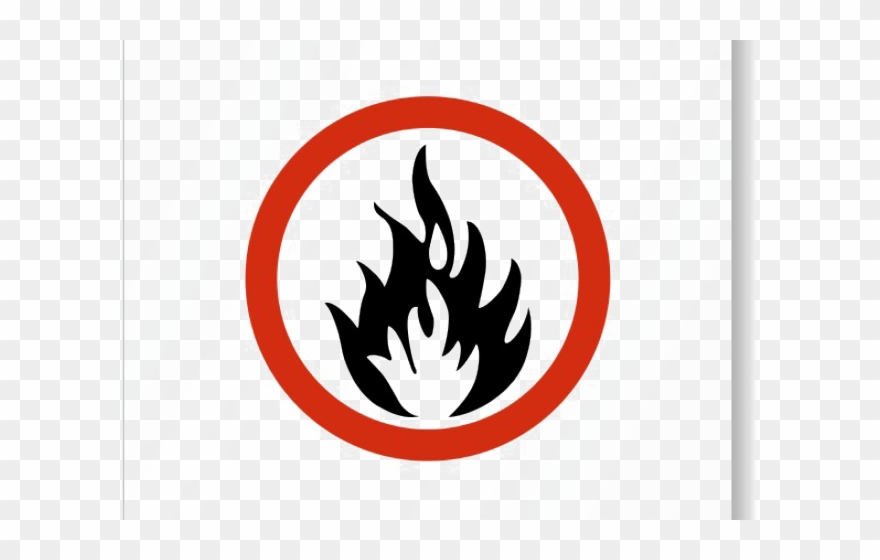 Danger Clipart Transparent - Etiqueta Combustion Espontanea - Png Download