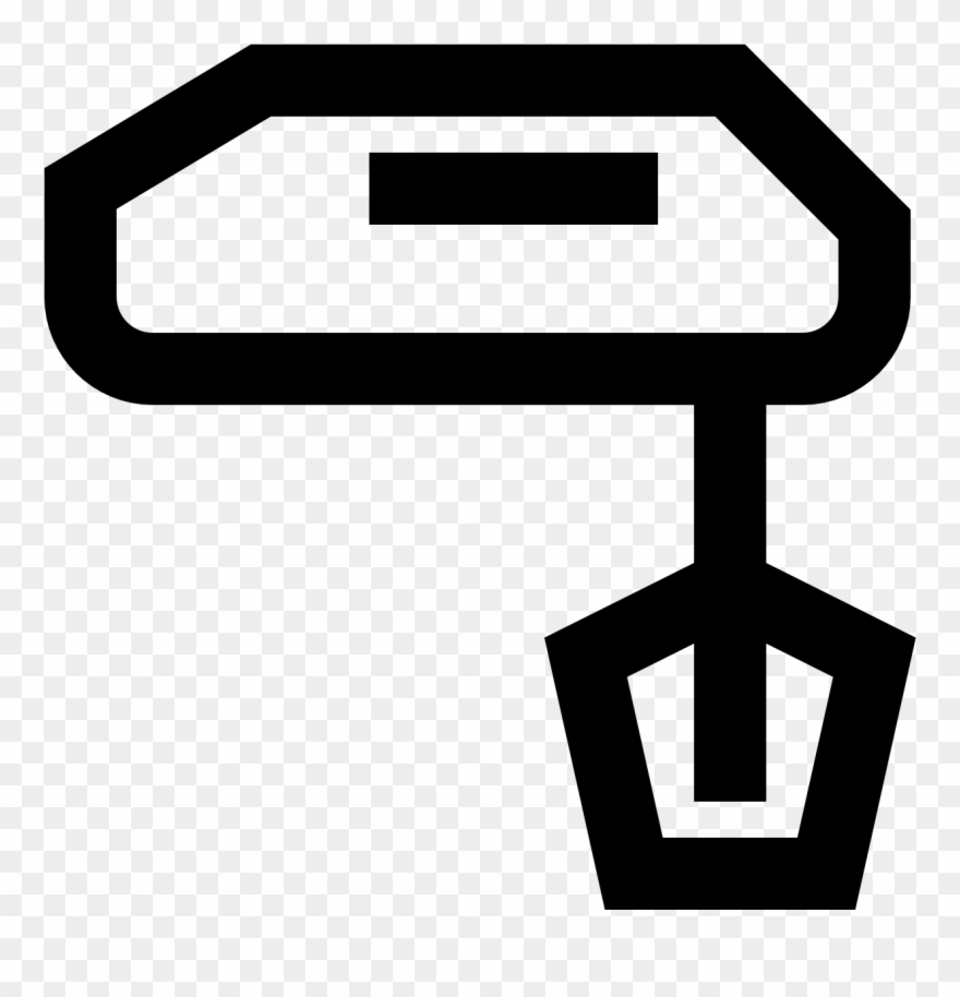 This Is A Picture Of A Hand Mixer From The Side - Sign Clipart