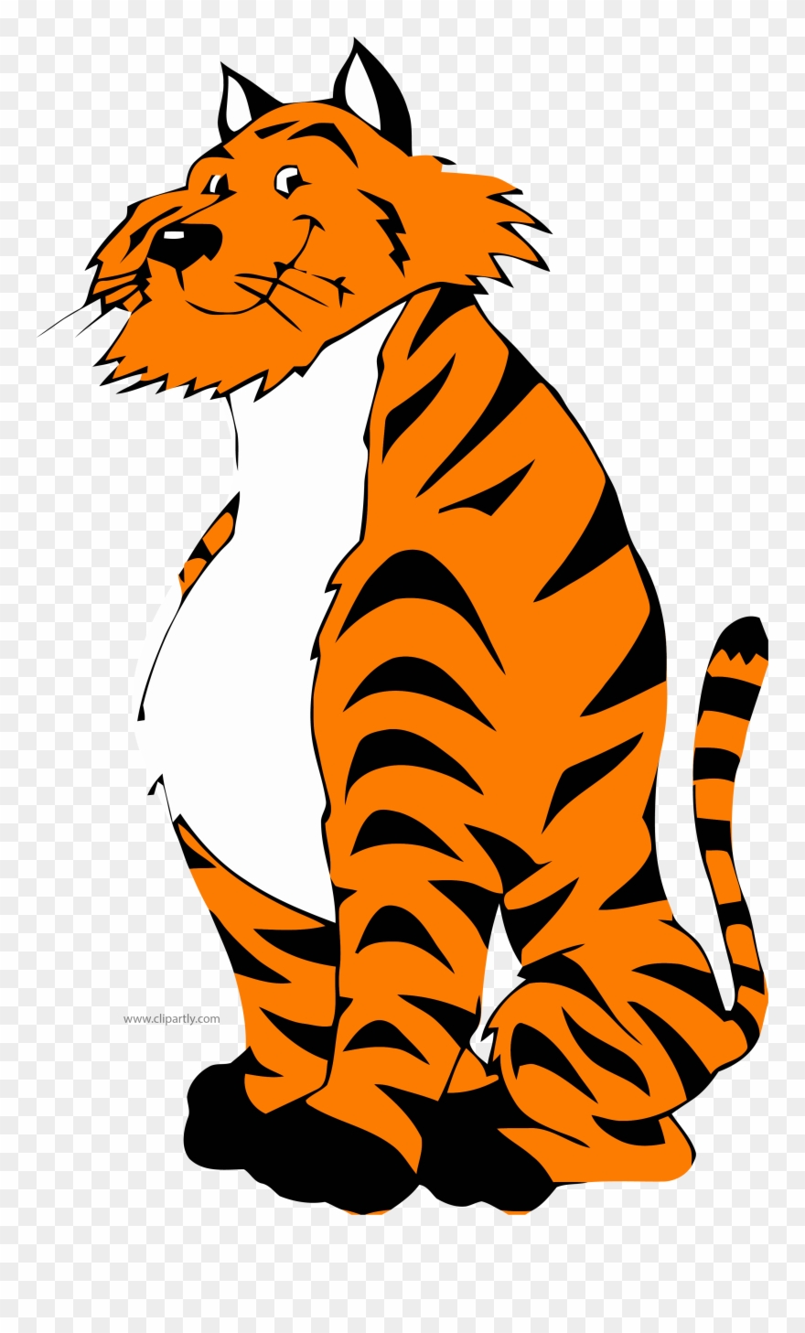 Lion Cartoon Smile Clipart Png Image Www - Tiger Transparent Png