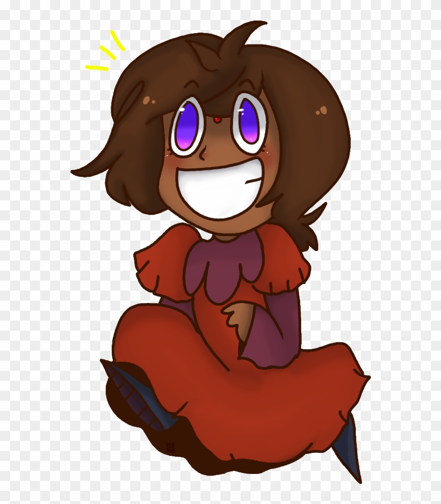 Joyful Girl - Cartoon Clipart