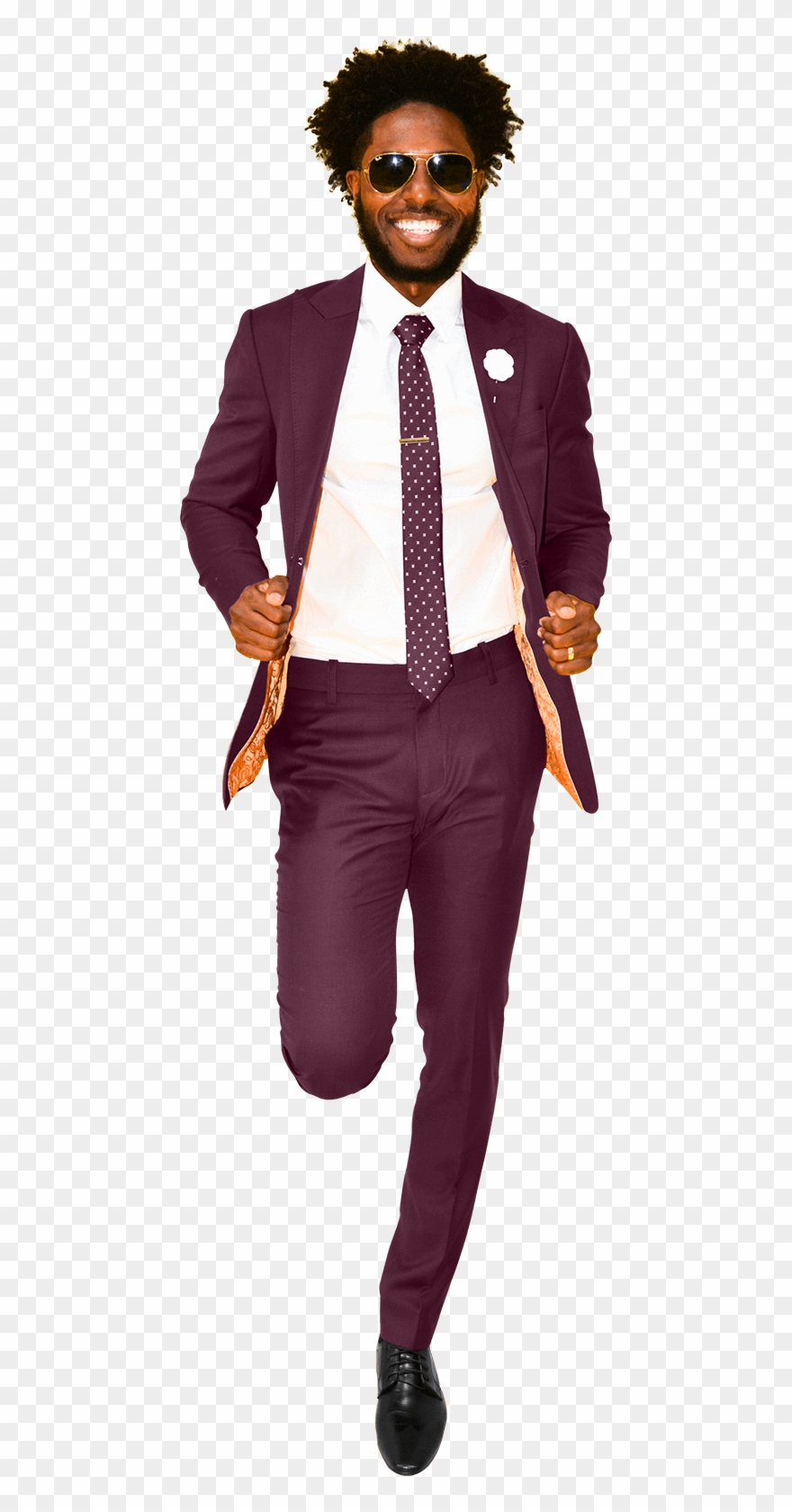 1000 X 1700 2 - Burgundy Suit With Bow Tie Clipart