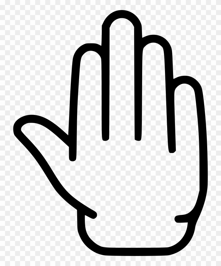Palm Fingers Five Comments - Middle Finger Transparent Clipart