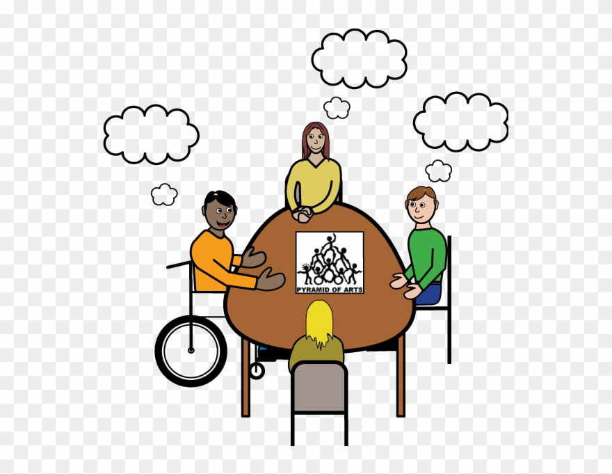 This Means Taking Part In Running The Group As Well - Cartoon Clipart