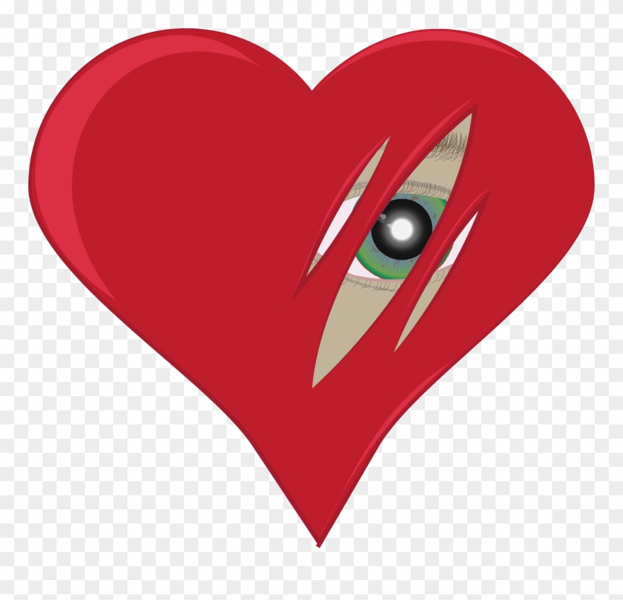 Peach Clipart Free - Heart - Png Download