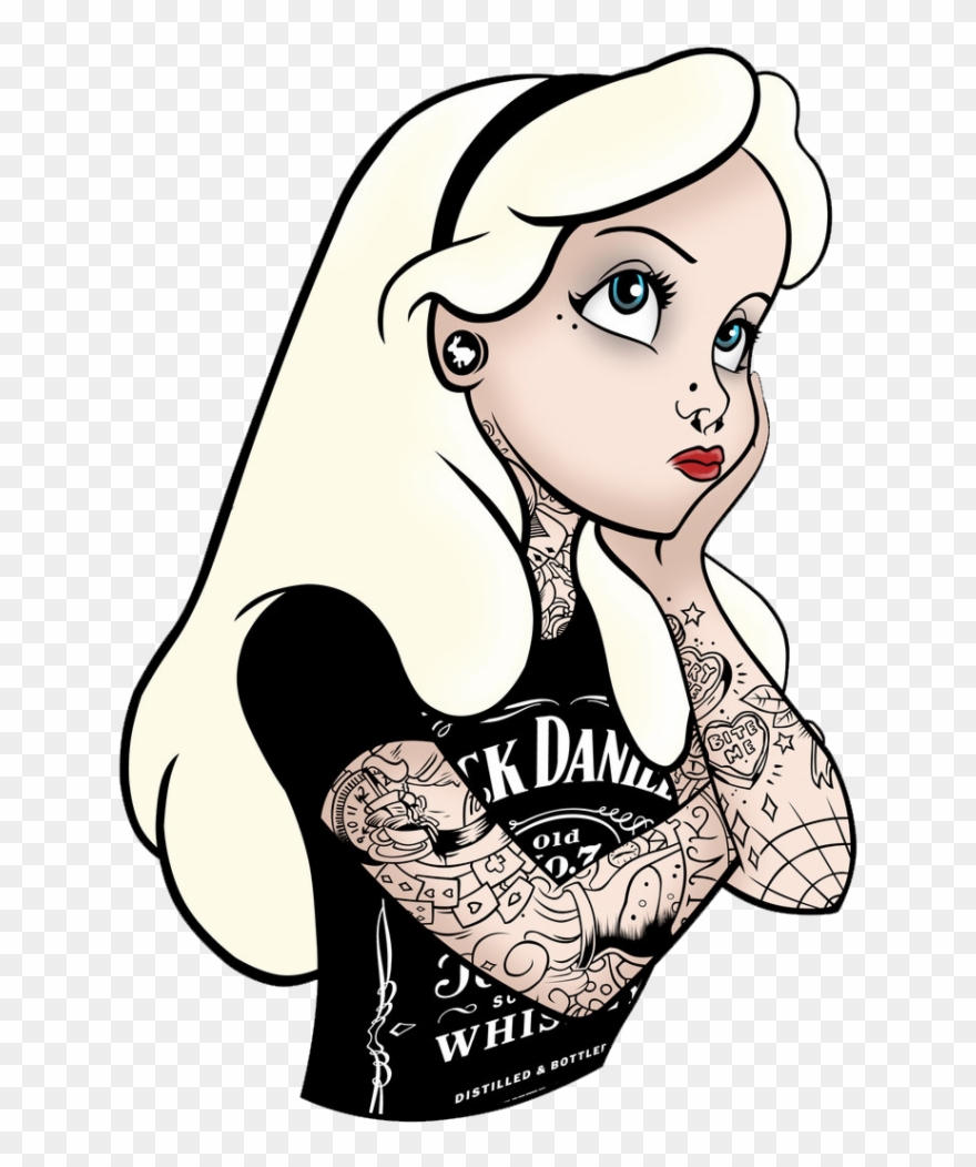 Pin By Lauren W On Alice In Wonderland - Alice Punk Clipart