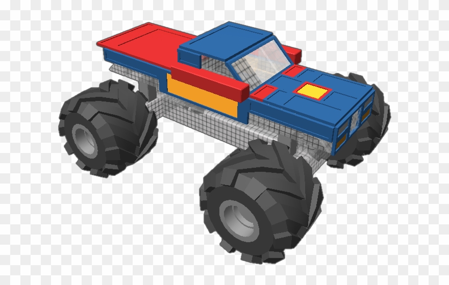 Superman Away Give Credit Monster Jam - Monster Truck Clipart