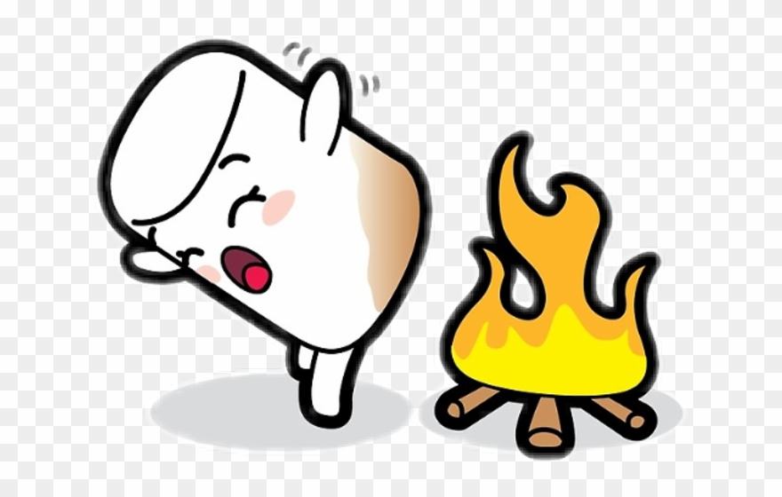 Marshmallow Toasty Butt Clipart