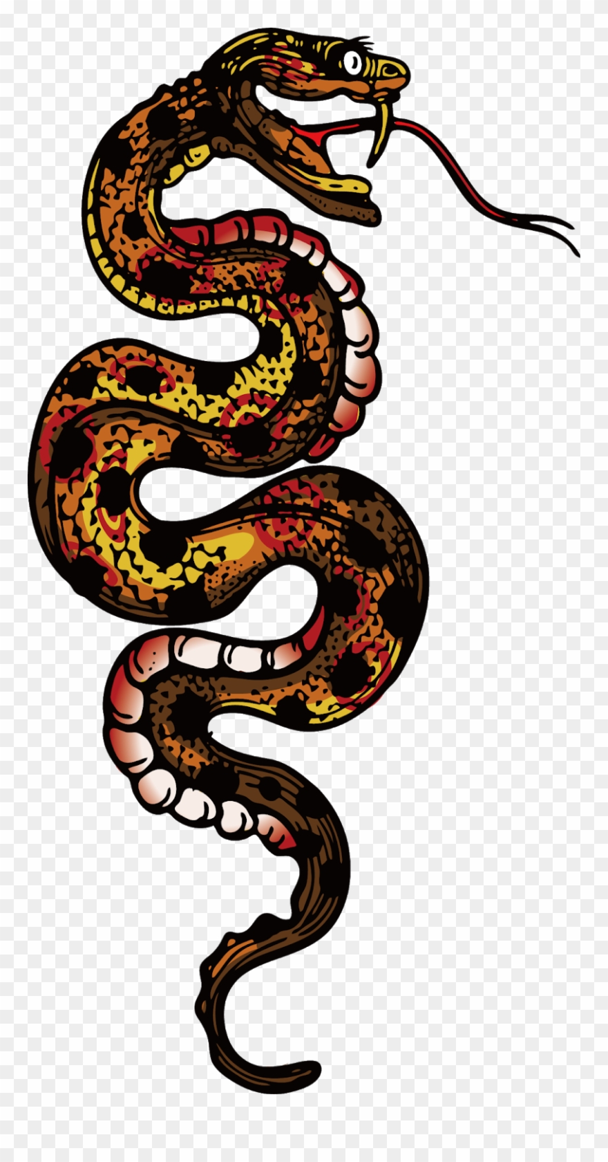 Vipers King Snakes - Serpiente Png Decoracion Clipart