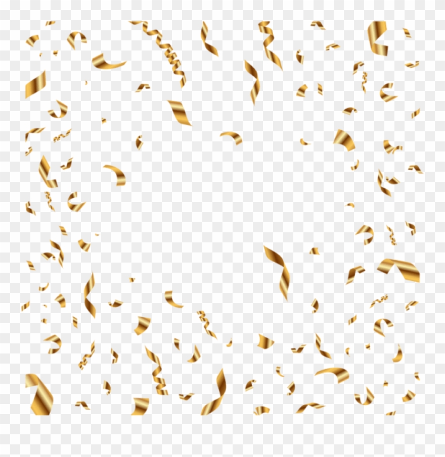 Free Png Download Confetti Gold Transparent Png Images - Birthday Confetti Gold Png Clipart