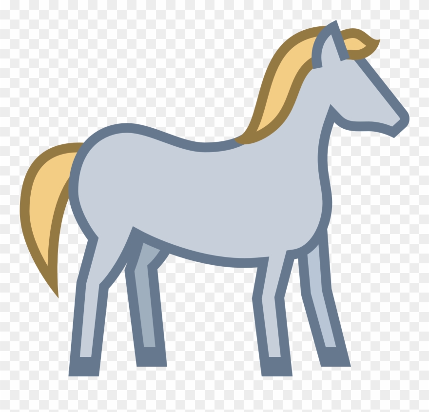 This Icon Represents A Horse - Horse Rider Icon Free Clipart