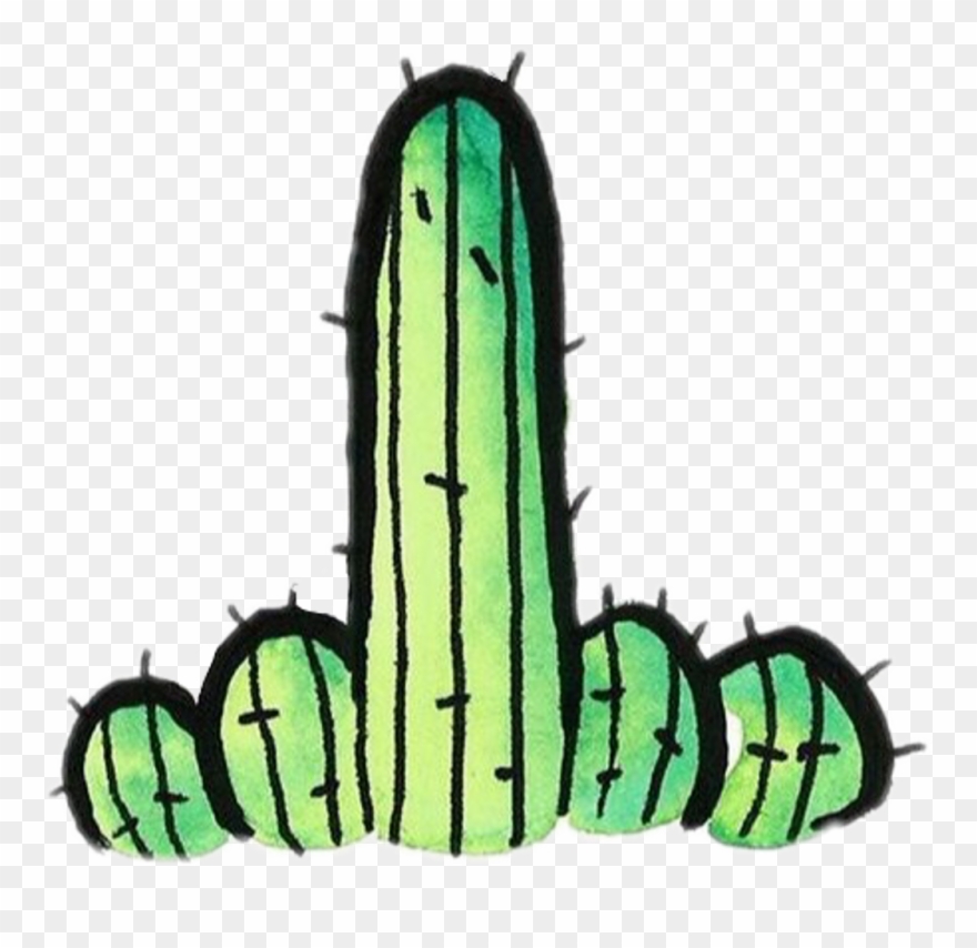 Cacti Sticker - Cactus Cartoon Clipart