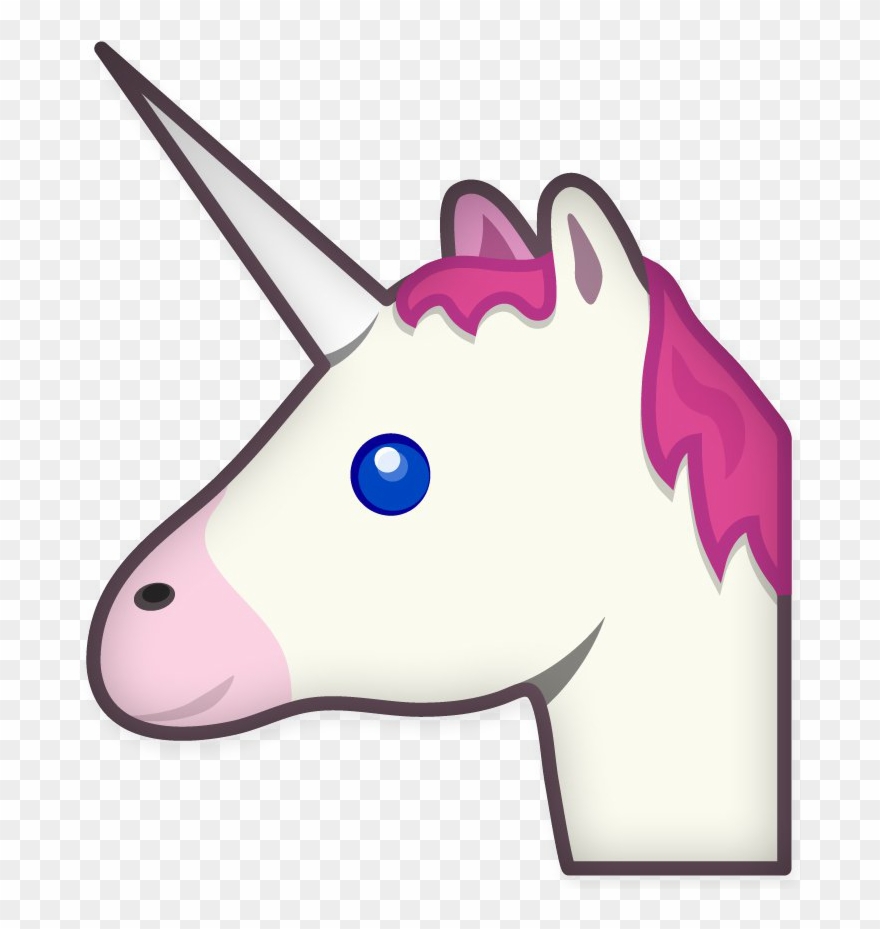 Unicorn Profile Emoji - Emoji Unicórnio Png Clipart