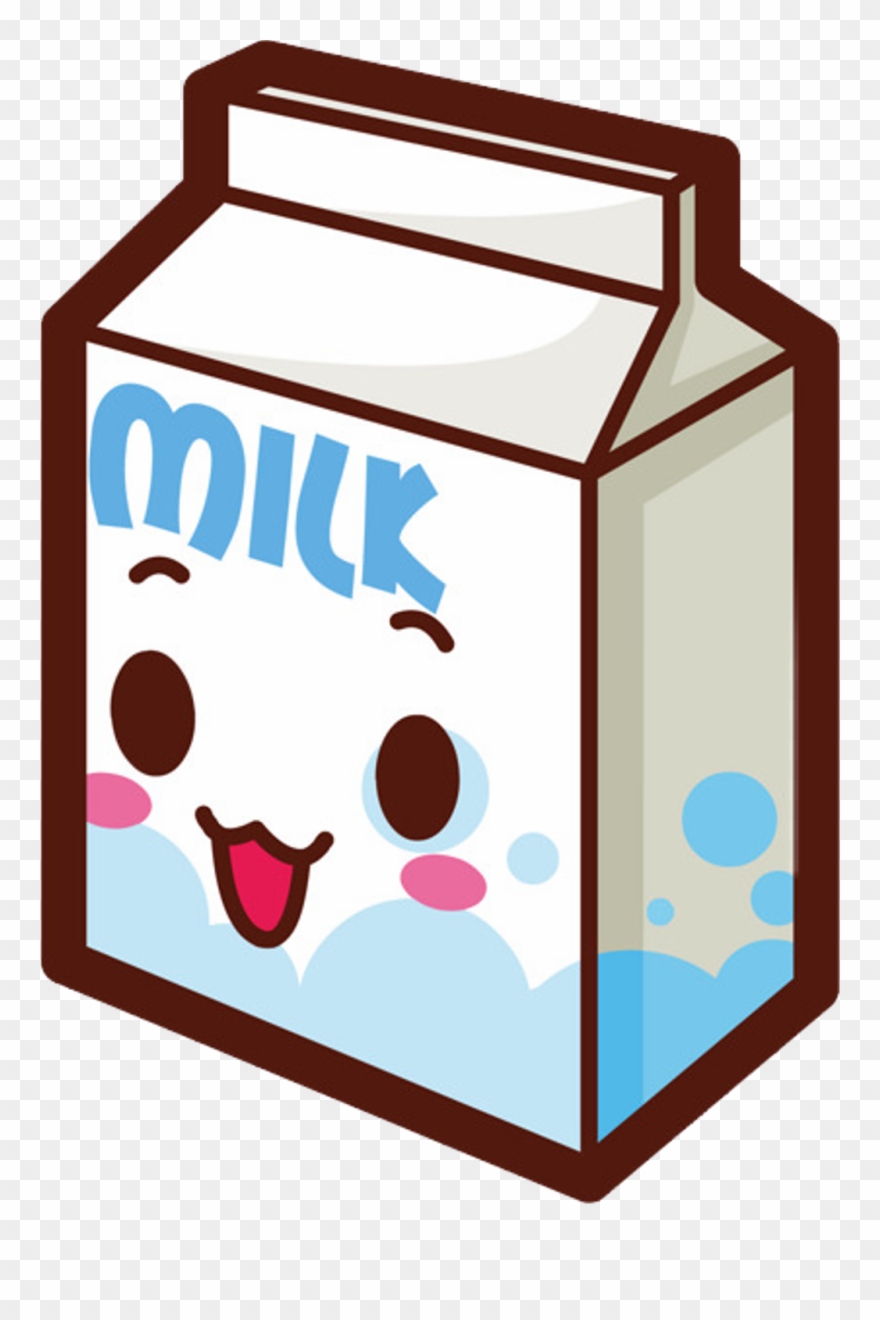 Milk Sticker Leche Kawaii Clipart (3704363) PinClipart