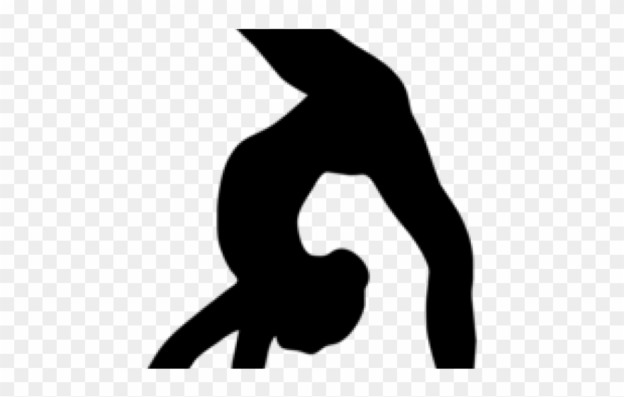 Gymnastics Clipart Christmas - Silhouette - Png Download
