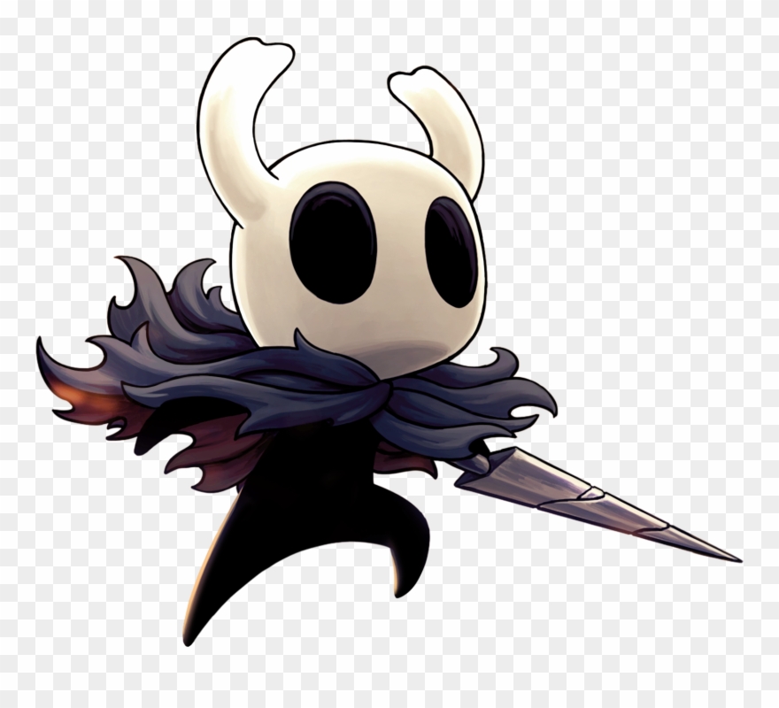 The Character That The Player Controls In The Game - Concept Art Hollow Knight Art Clipart