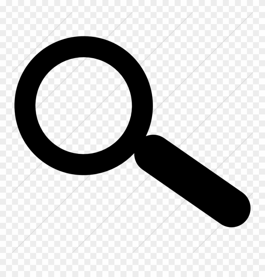14 Magnifying Glass Icon Png Black Images - Circle Clipart