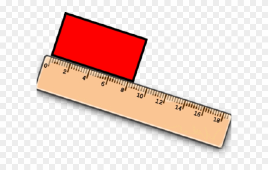 Ruler Clipart Red - Measurement Ruler Clip Art - Png Download