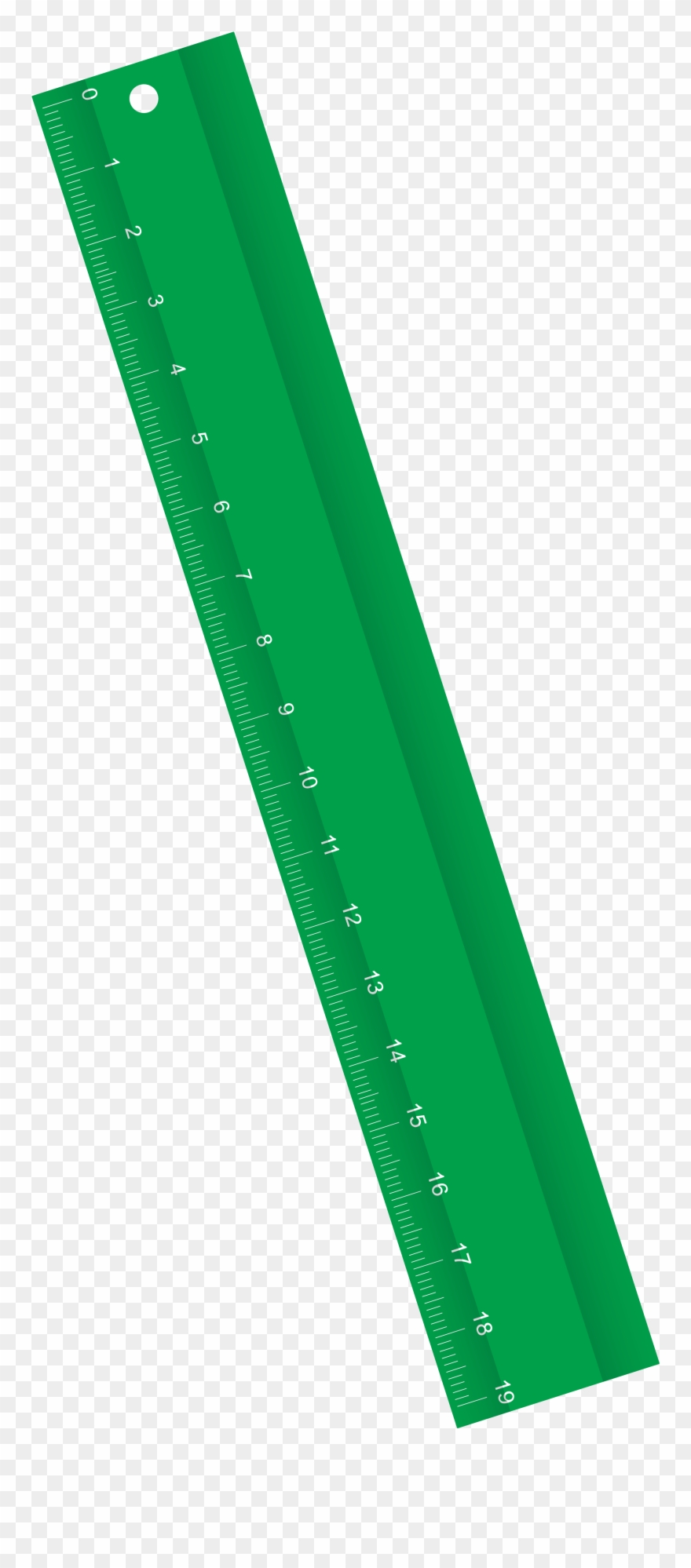 Medium Resolution Of Green Ruler Png Clipart Image - Green Ruler Transparent Png