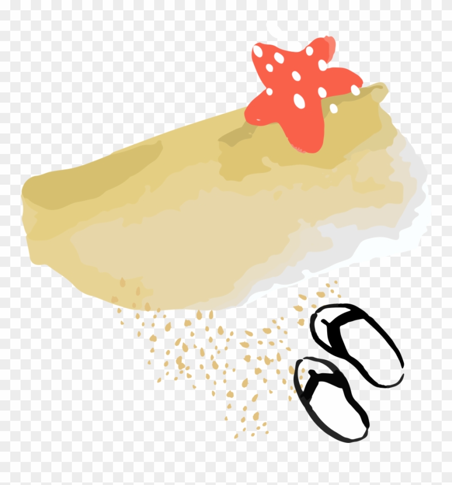 Beach Ball Clipart Watercolor - Watercolor Beach Png Transparent Png