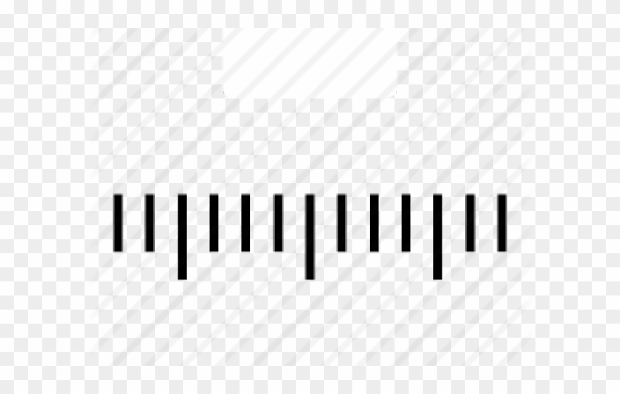 Transparent Ruler Png - Musical Keyboard Clipart