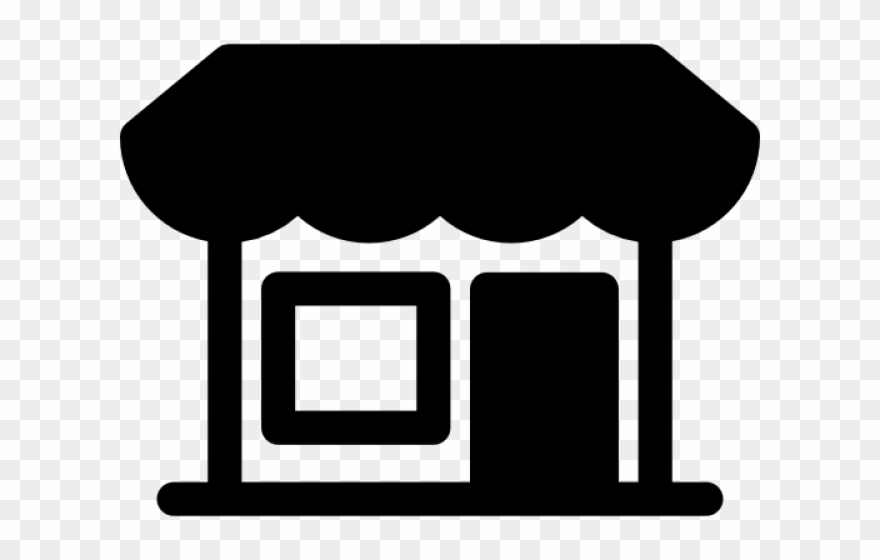 Market Clipart Grocery Store Building - Icon - Png Download