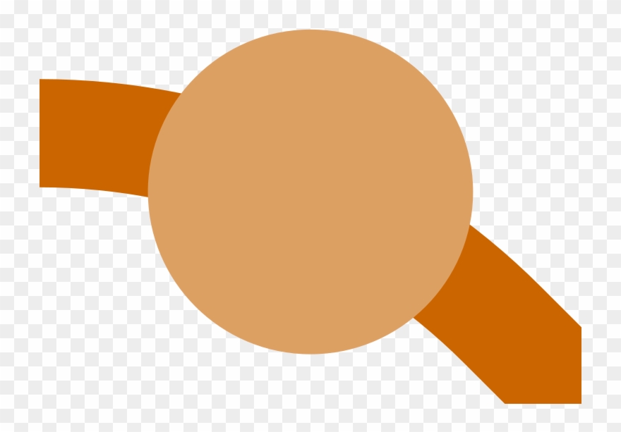 Bsicon Ebhf2 R Ochre - Circle Clipart