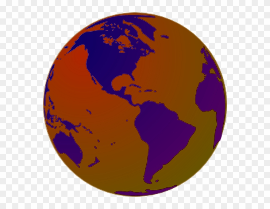 World Clip Art With - Transparent Globe Clipart Png